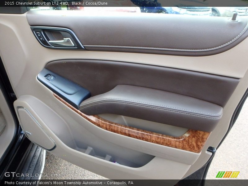 Black / Cocoa/Dune 2015 Chevrolet Suburban LTZ 4WD