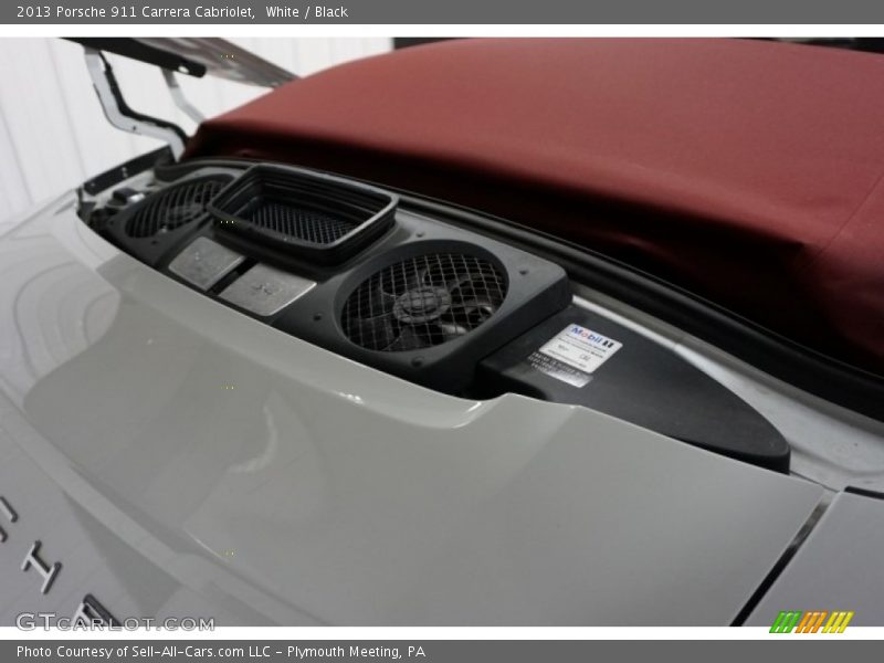 White / Black 2013 Porsche 911 Carrera Cabriolet