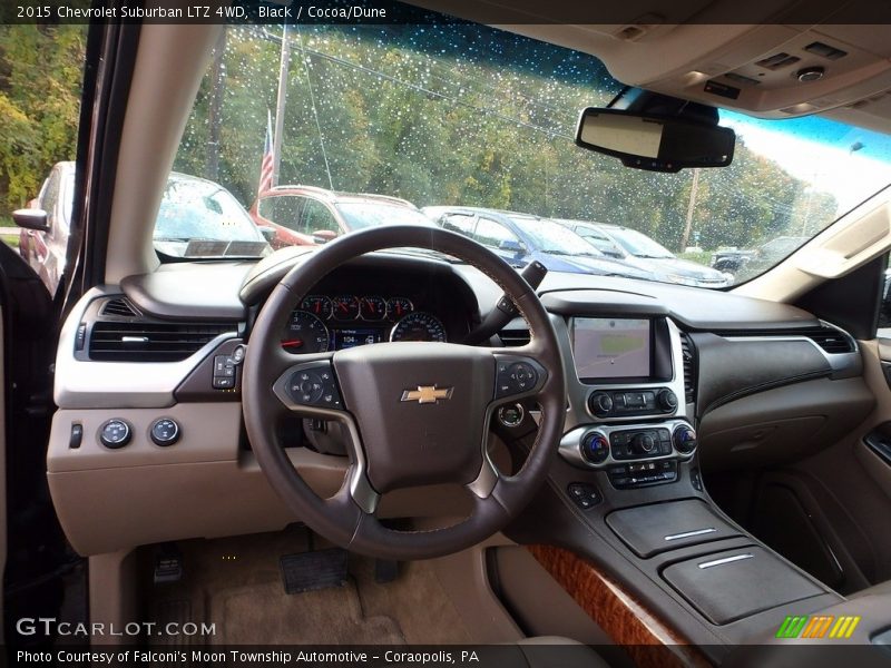 Black / Cocoa/Dune 2015 Chevrolet Suburban LTZ 4WD