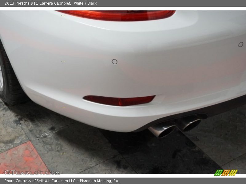 White / Black 2013 Porsche 911 Carrera Cabriolet