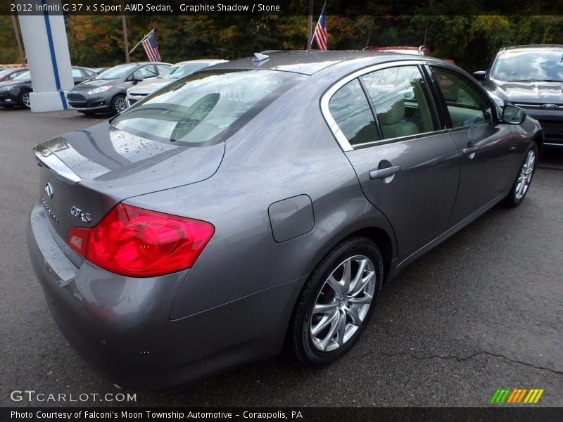Graphite Shadow / Stone 2012 Infiniti G 37 x S Sport AWD Sedan