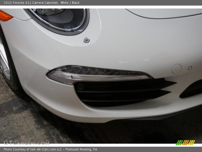 White / Black 2013 Porsche 911 Carrera Cabriolet