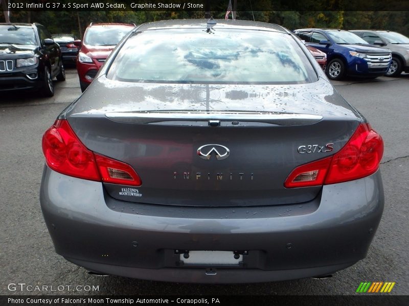 Graphite Shadow / Stone 2012 Infiniti G 37 x S Sport AWD Sedan