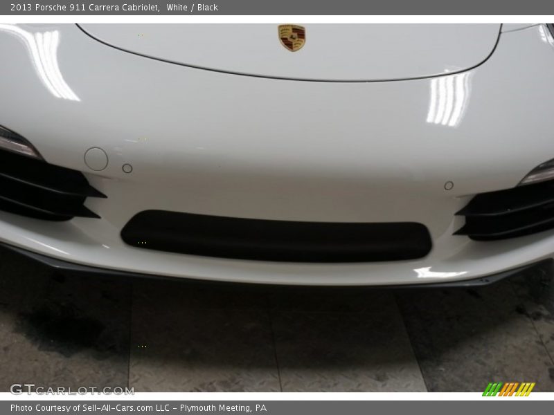 White / Black 2013 Porsche 911 Carrera Cabriolet