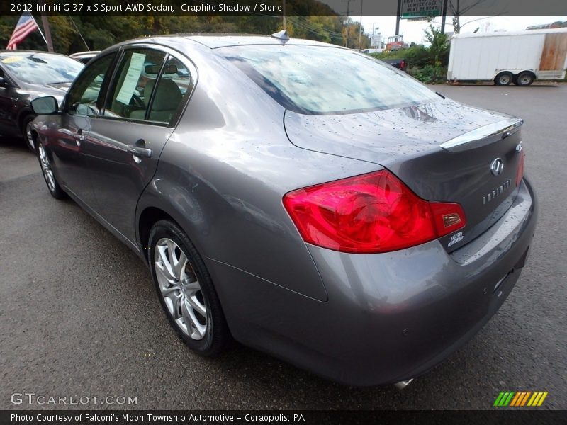 Graphite Shadow / Stone 2012 Infiniti G 37 x S Sport AWD Sedan