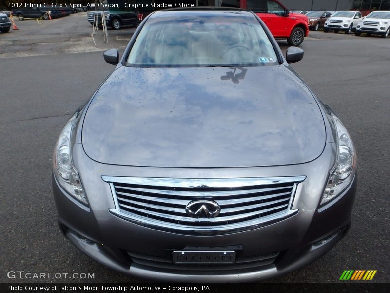 Graphite Shadow / Stone 2012 Infiniti G 37 x S Sport AWD Sedan