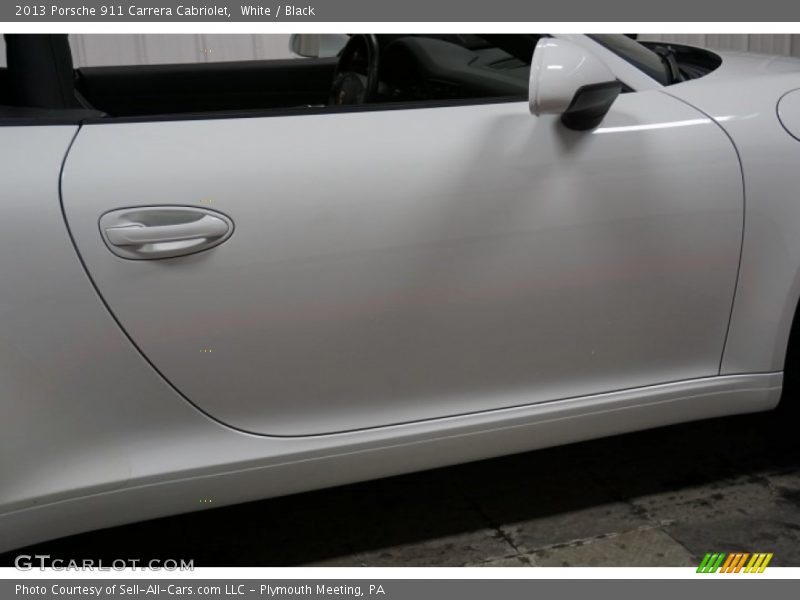 White / Black 2013 Porsche 911 Carrera Cabriolet