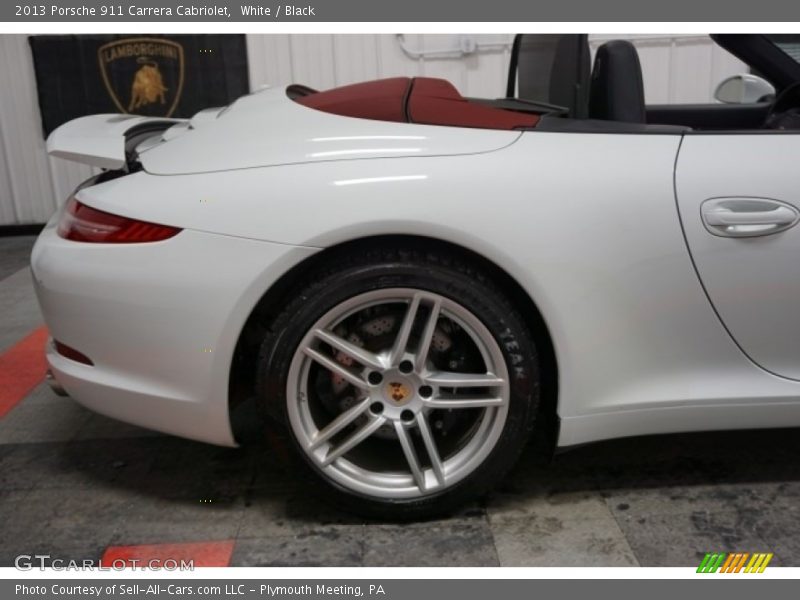 White / Black 2013 Porsche 911 Carrera Cabriolet