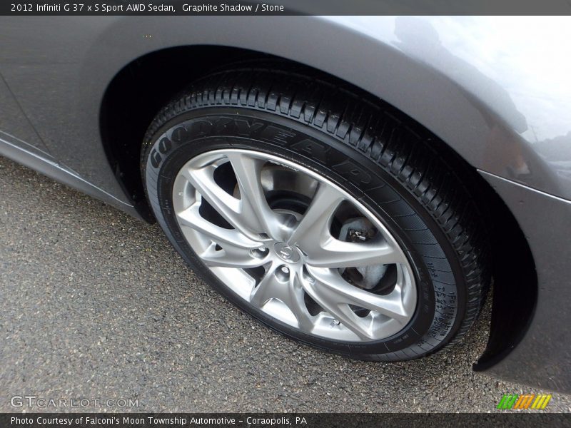 Graphite Shadow / Stone 2012 Infiniti G 37 x S Sport AWD Sedan