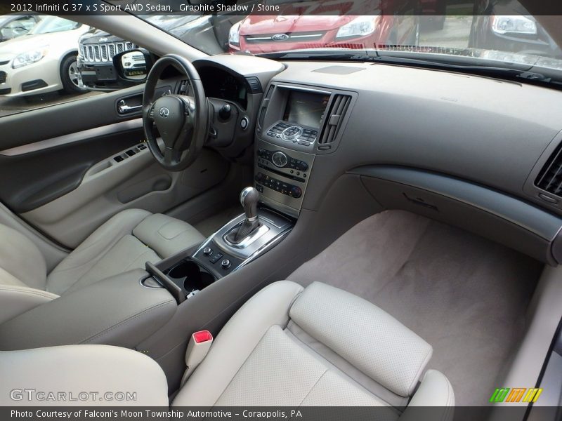 Graphite Shadow / Stone 2012 Infiniti G 37 x S Sport AWD Sedan