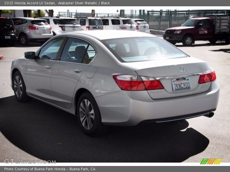 Alabaster Silver Metallic / Black 2015 Honda Accord LX Sedan