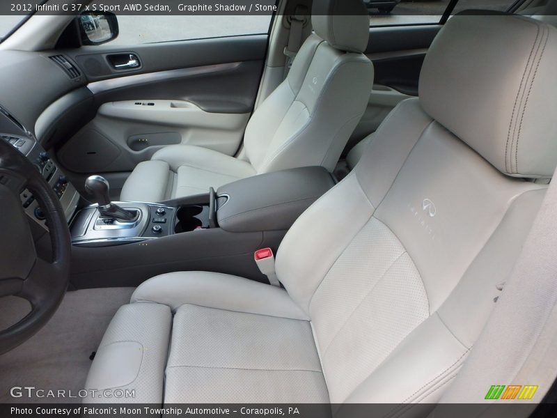 Graphite Shadow / Stone 2012 Infiniti G 37 x S Sport AWD Sedan