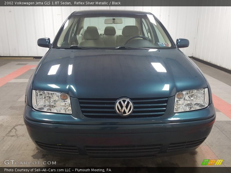 Reflex Silver Metallic / Black 2002 Volkswagen Jetta GLS 1.8T Sedan