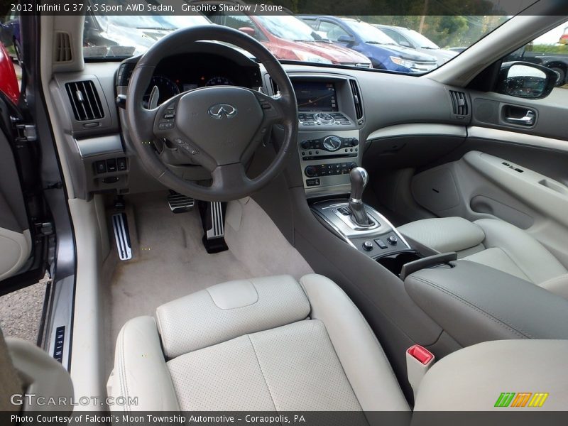 Graphite Shadow / Stone 2012 Infiniti G 37 x S Sport AWD Sedan