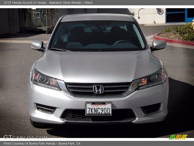 Alabaster Silver Metallic / Black 2015 Honda Accord LX Sedan