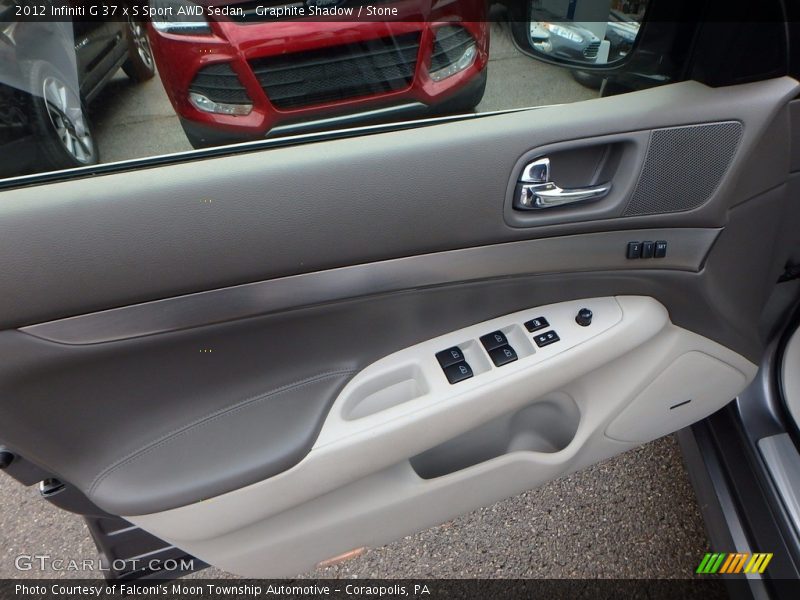 Graphite Shadow / Stone 2012 Infiniti G 37 x S Sport AWD Sedan