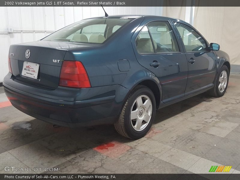 Reflex Silver Metallic / Black 2002 Volkswagen Jetta GLS 1.8T Sedan