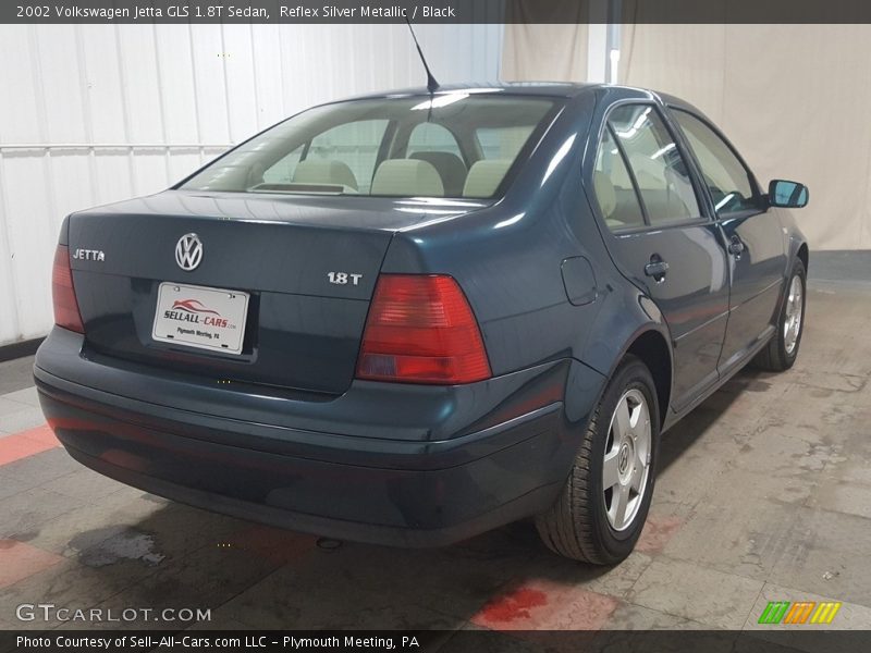 Reflex Silver Metallic / Black 2002 Volkswagen Jetta GLS 1.8T Sedan