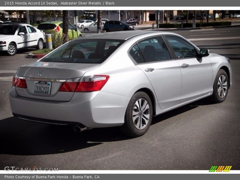 Alabaster Silver Metallic / Black 2015 Honda Accord LX Sedan