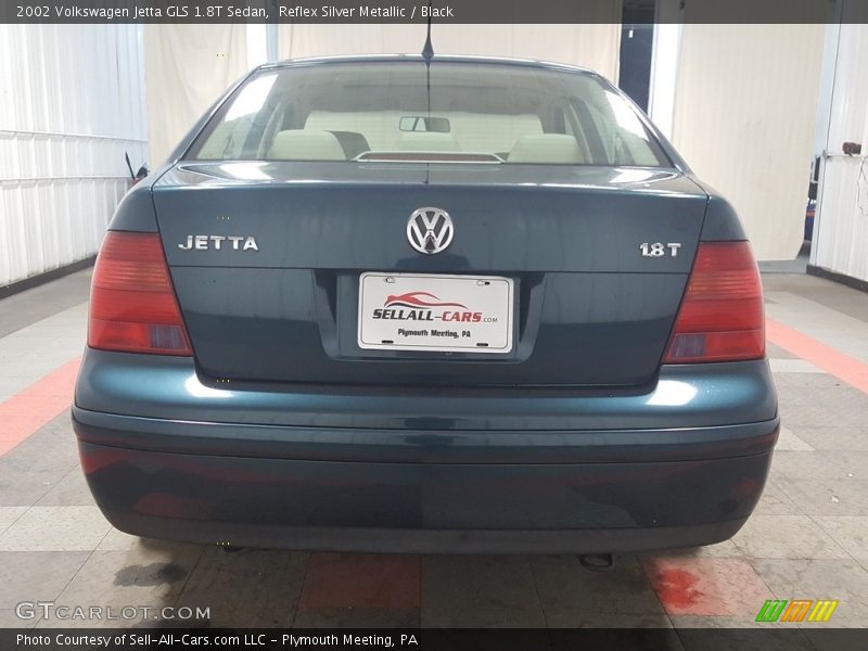 Reflex Silver Metallic / Black 2002 Volkswagen Jetta GLS 1.8T Sedan
