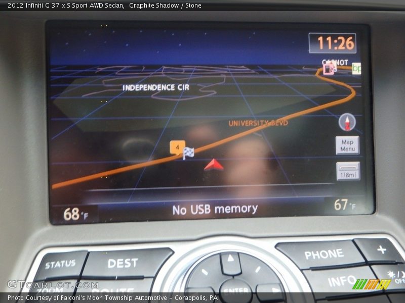 Graphite Shadow / Stone 2012 Infiniti G 37 x S Sport AWD Sedan