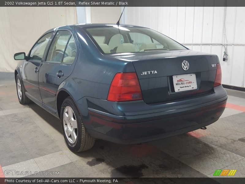 Reflex Silver Metallic / Black 2002 Volkswagen Jetta GLS 1.8T Sedan