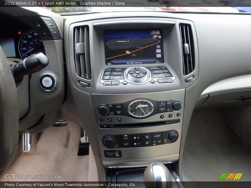 Graphite Shadow / Stone 2012 Infiniti G 37 x S Sport AWD Sedan