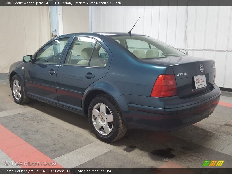 Reflex Silver Metallic / Black 2002 Volkswagen Jetta GLS 1.8T Sedan