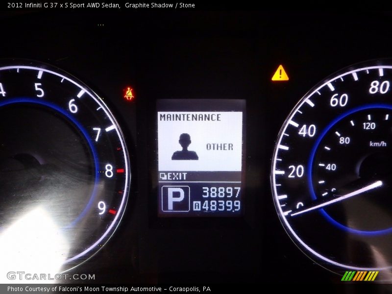 Graphite Shadow / Stone 2012 Infiniti G 37 x S Sport AWD Sedan