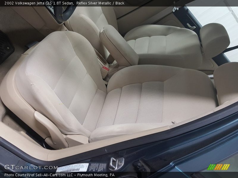 Reflex Silver Metallic / Black 2002 Volkswagen Jetta GLS 1.8T Sedan