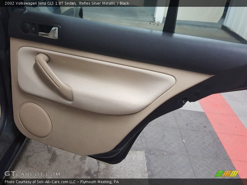 Reflex Silver Metallic / Black 2002 Volkswagen Jetta GLS 1.8T Sedan