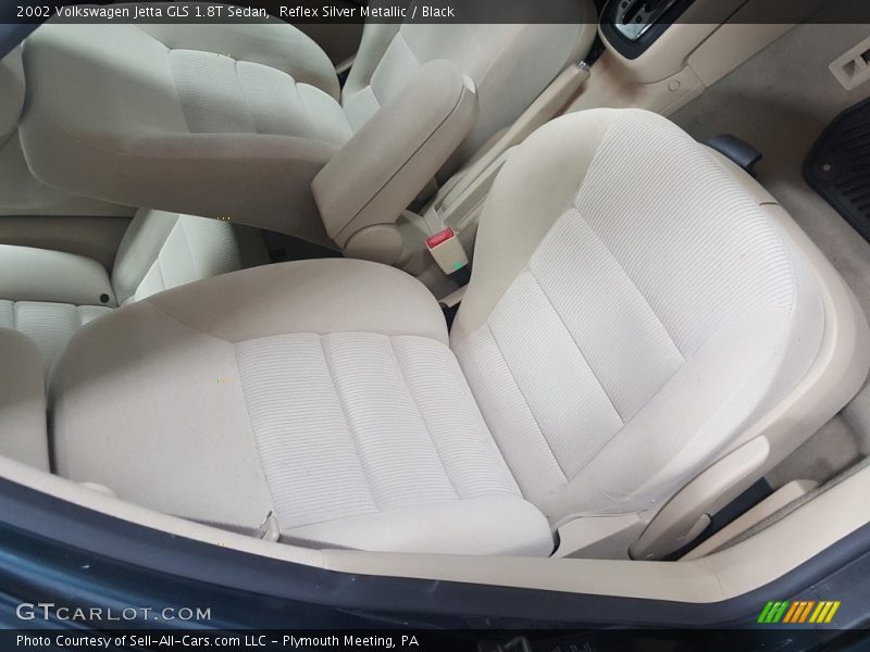 Reflex Silver Metallic / Black 2002 Volkswagen Jetta GLS 1.8T Sedan