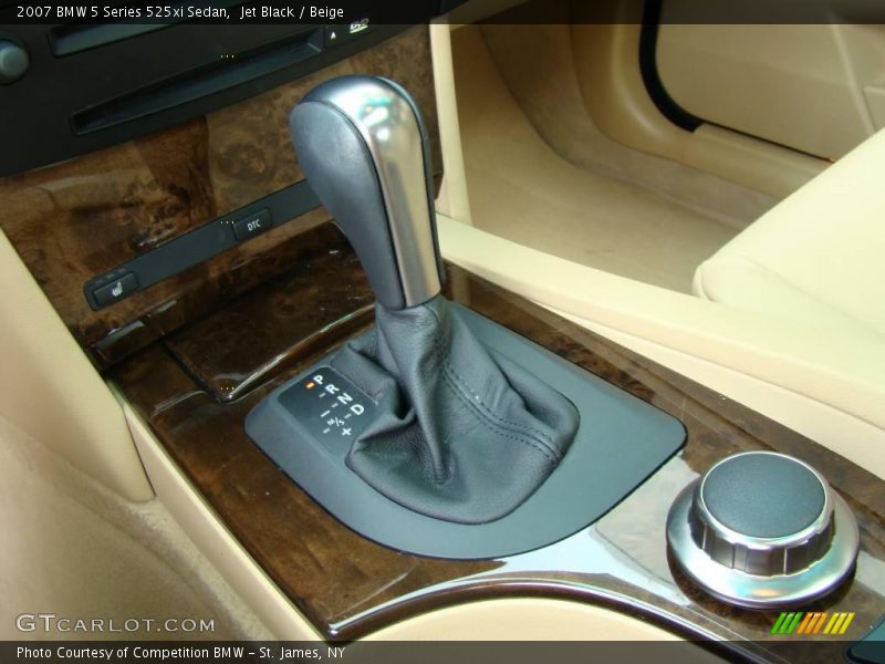 Jet Black / Beige 2007 BMW 5 Series 525xi Sedan