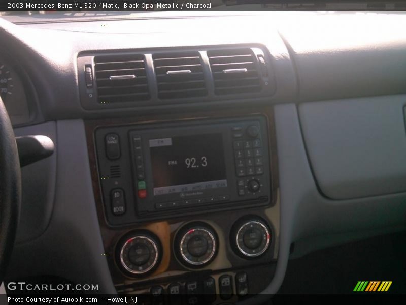 Black Opal Metallic / Charcoal 2003 Mercedes-Benz ML 320 4Matic