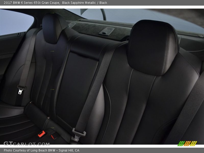 Black Sapphire Metallic / Black 2017 BMW 6 Series 650i Gran Coupe