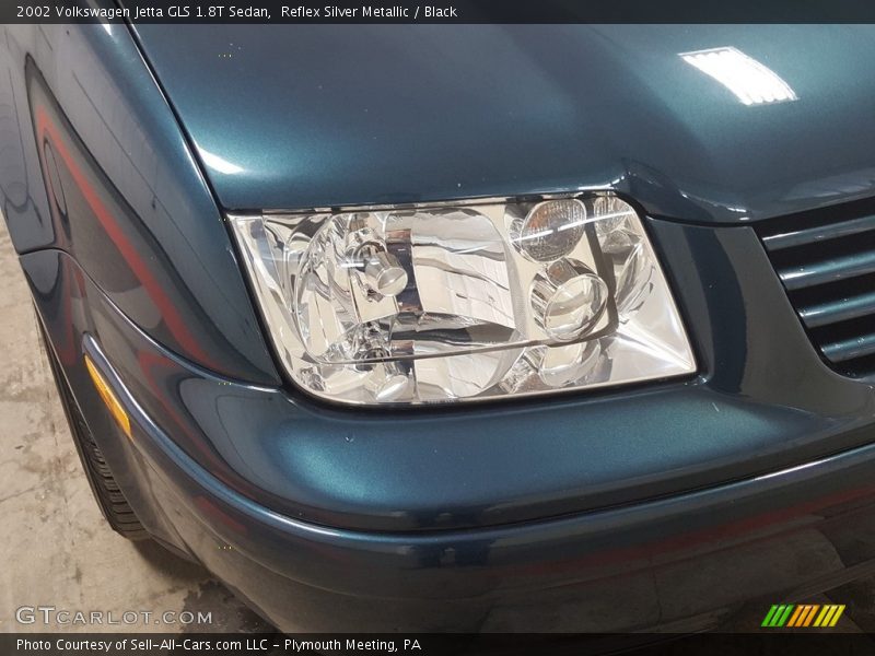 Reflex Silver Metallic / Black 2002 Volkswagen Jetta GLS 1.8T Sedan