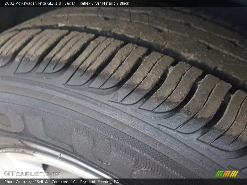 Reflex Silver Metallic / Black 2002 Volkswagen Jetta GLS 1.8T Sedan