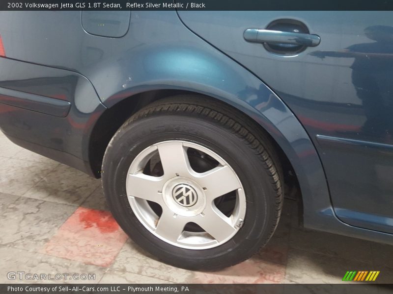 Reflex Silver Metallic / Black 2002 Volkswagen Jetta GLS 1.8T Sedan