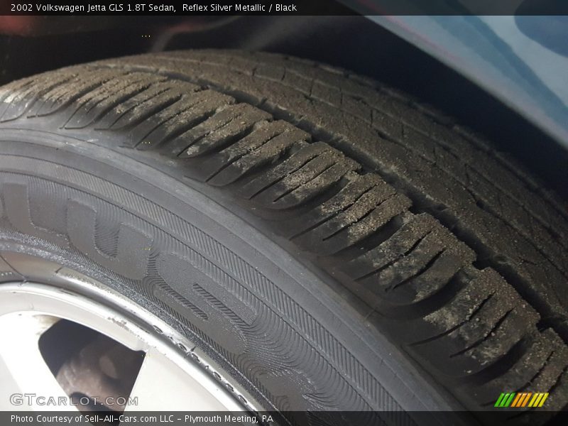 Reflex Silver Metallic / Black 2002 Volkswagen Jetta GLS 1.8T Sedan