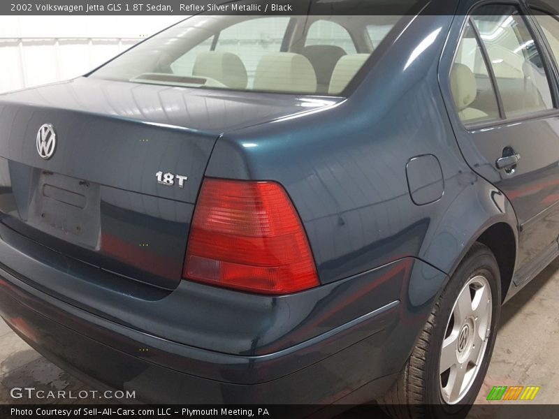 Reflex Silver Metallic / Black 2002 Volkswagen Jetta GLS 1.8T Sedan