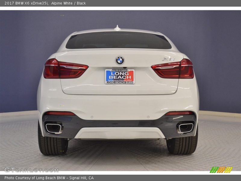 Alpine White / Black 2017 BMW X6 xDrive35i