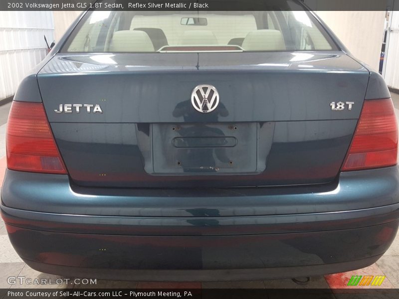 Reflex Silver Metallic / Black 2002 Volkswagen Jetta GLS 1.8T Sedan