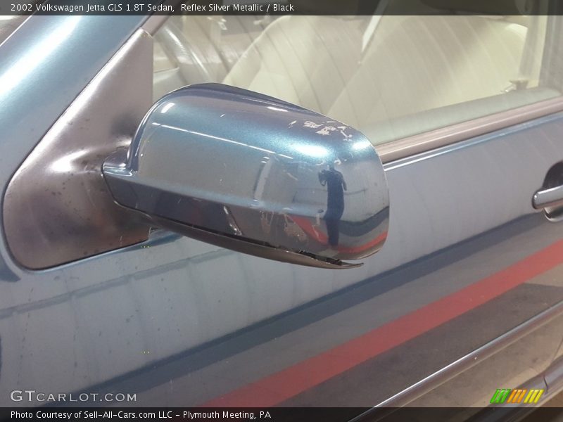 Reflex Silver Metallic / Black 2002 Volkswagen Jetta GLS 1.8T Sedan