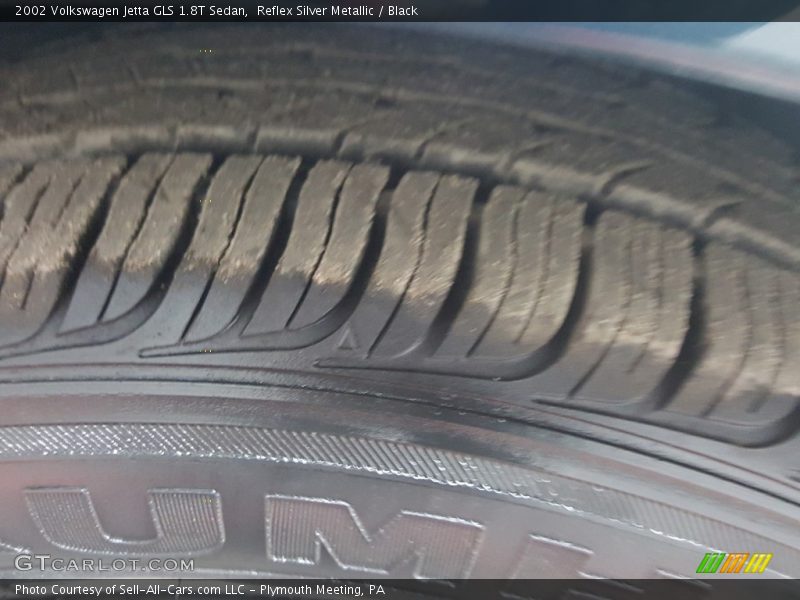 Reflex Silver Metallic / Black 2002 Volkswagen Jetta GLS 1.8T Sedan
