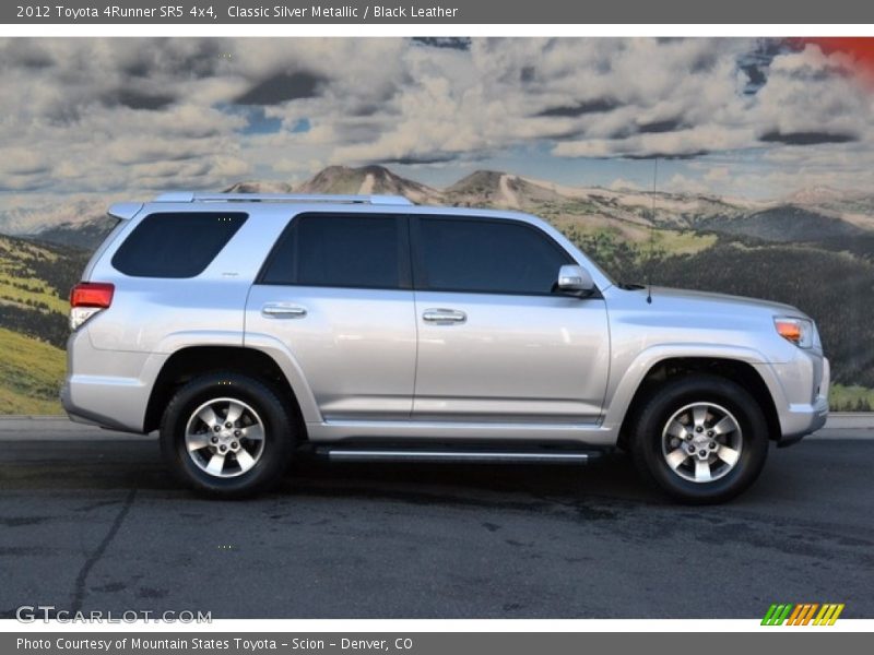 Classic Silver Metallic / Black Leather 2012 Toyota 4Runner SR5 4x4