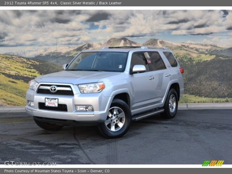 Classic Silver Metallic / Black Leather 2012 Toyota 4Runner SR5 4x4