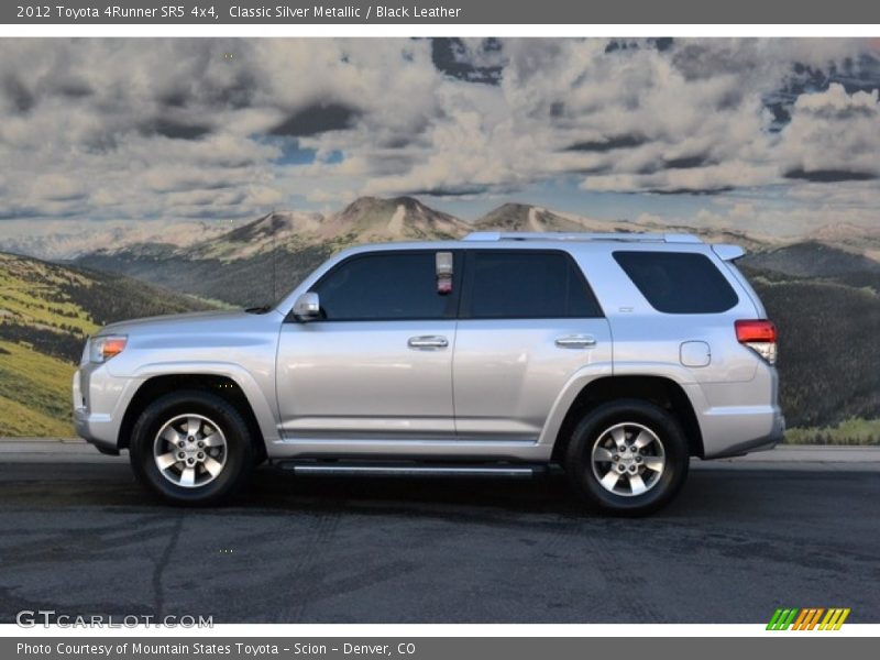 Classic Silver Metallic / Black Leather 2012 Toyota 4Runner SR5 4x4