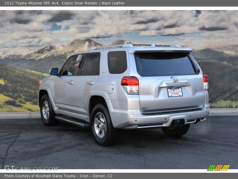 Classic Silver Metallic / Black Leather 2012 Toyota 4Runner SR5 4x4