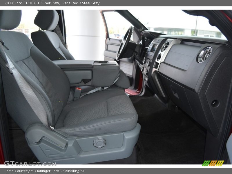 Race Red / Steel Grey 2014 Ford F150 XLT SuperCrew