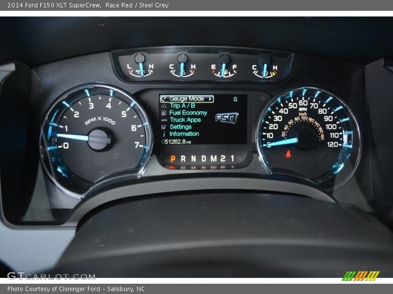 Race Red / Steel Grey 2014 Ford F150 XLT SuperCrew